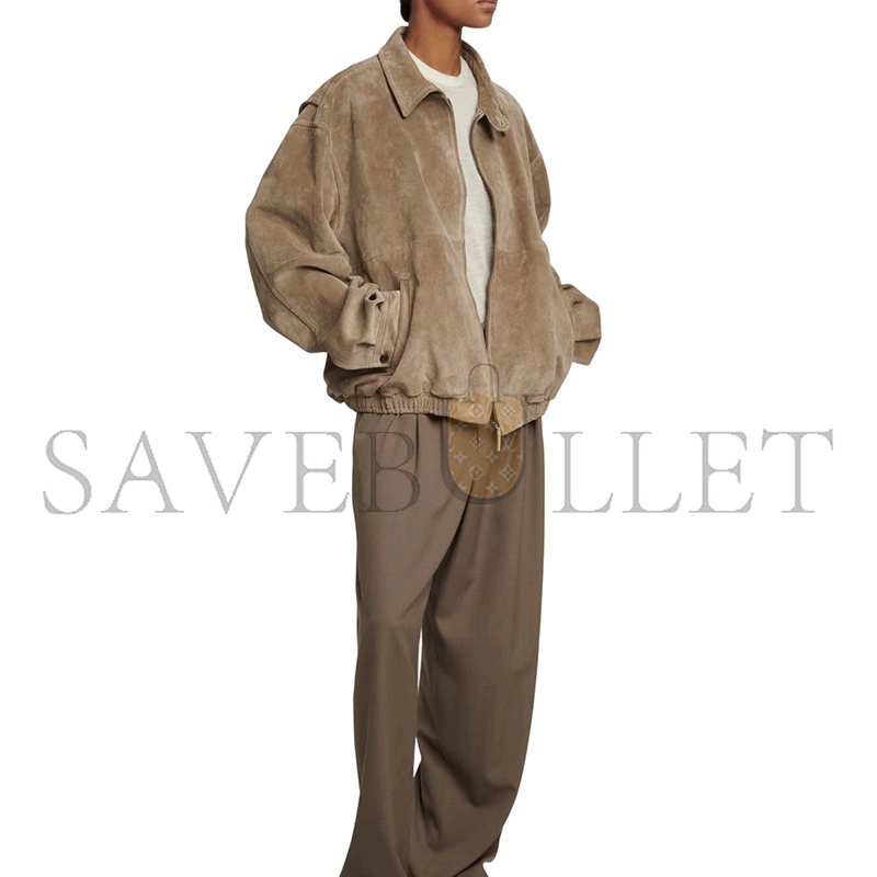 THE ROW RONAN SUEDE BOMBER JACKET